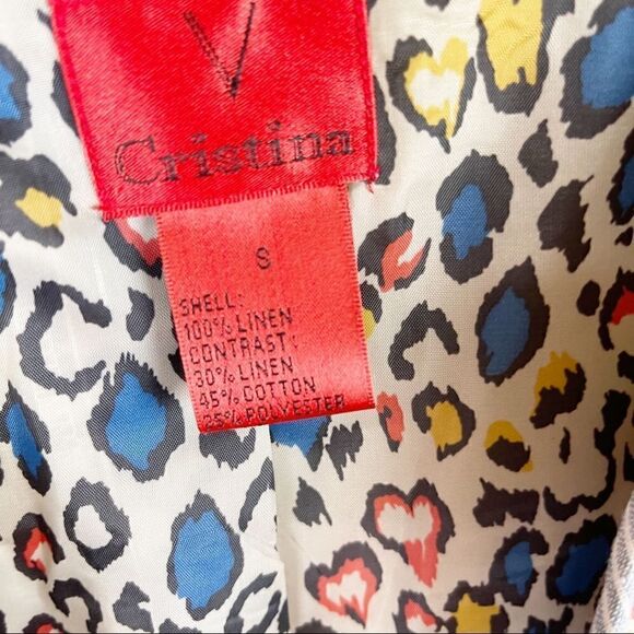 Hippie Boho Linen Jacket Small - Picture 3 of 8